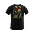I Sleep Where The Wheels Stop - Premium Tee New