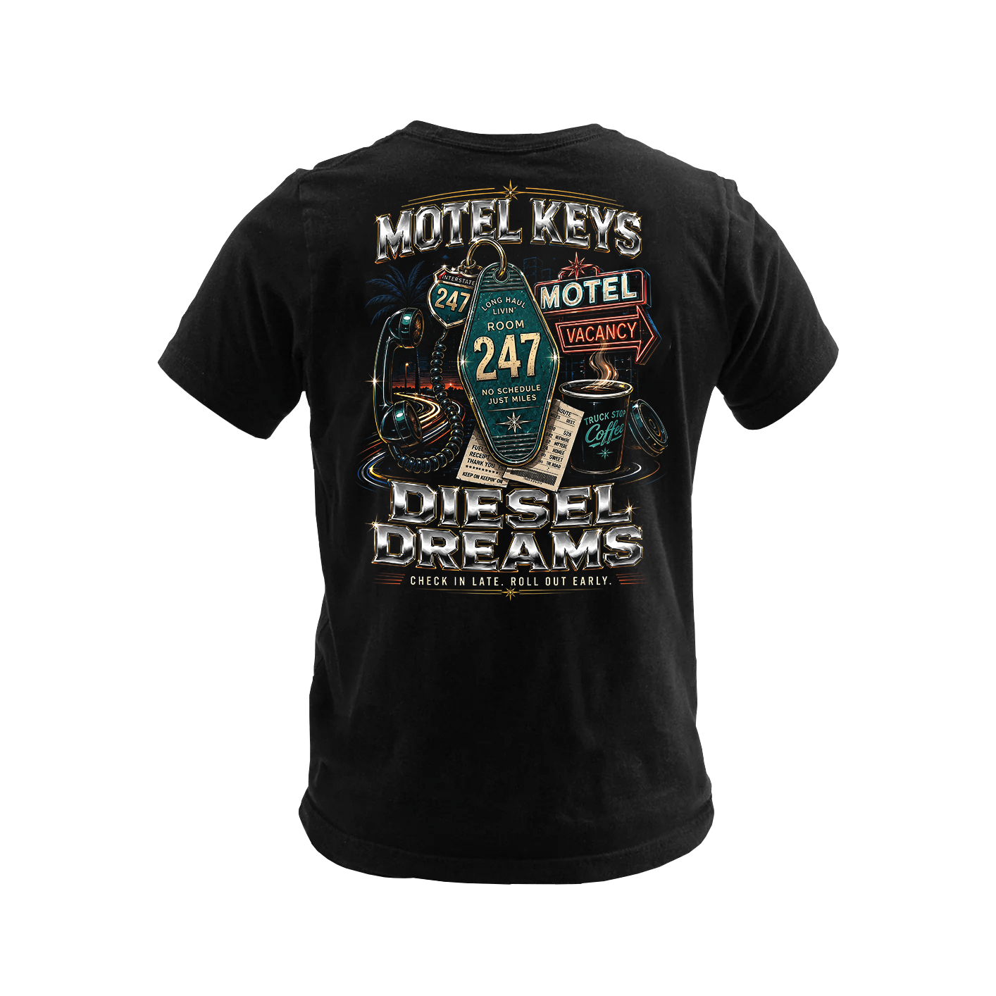 Motel Keys Diesel Dreams - Premium Tee New