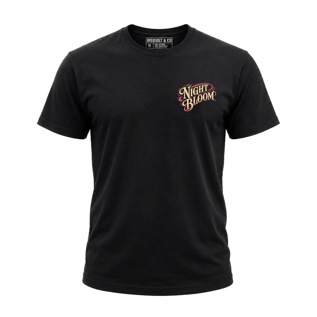 Night Bloom – Tee Front Back