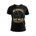 No Schedule Just Miles – Tee Front