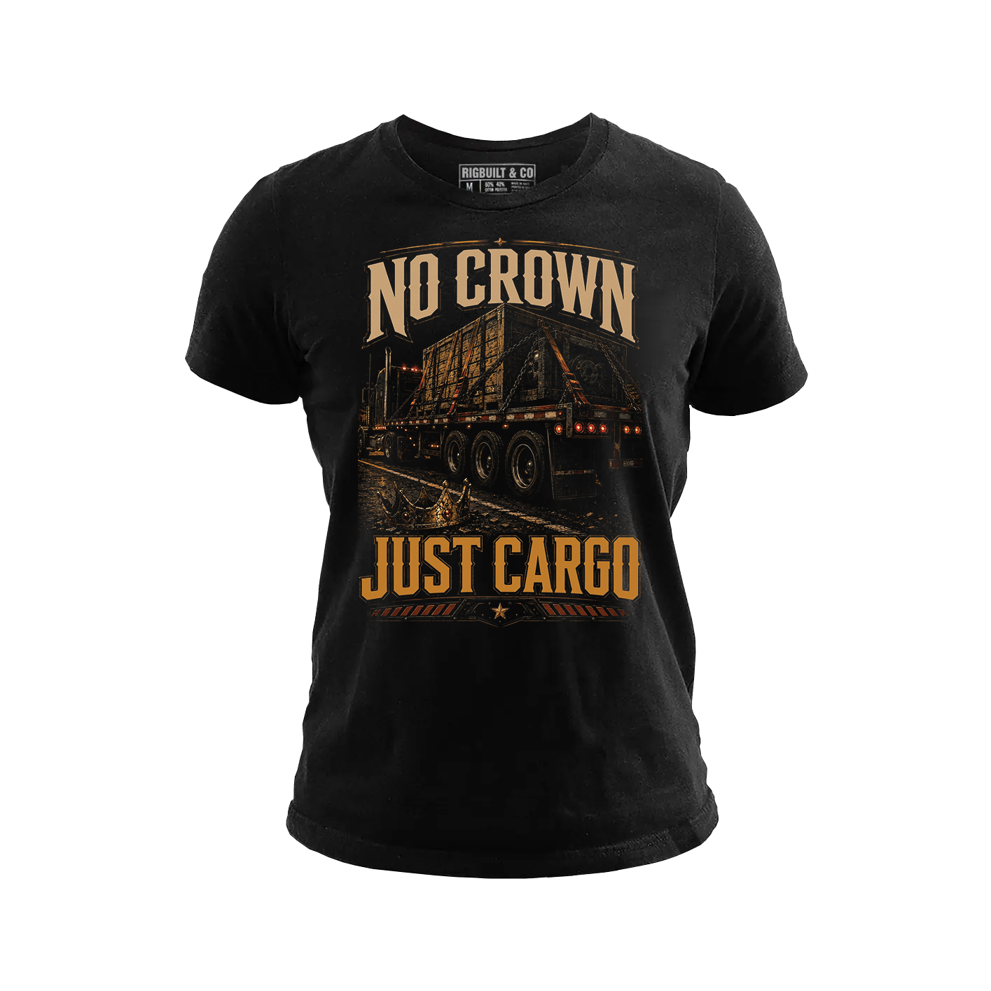No Crown. Just Cargo - Tee Front