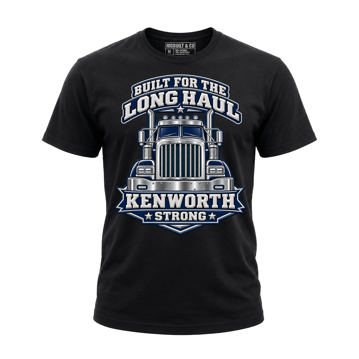 Built For The Long Haul Kenworth Strong – Tee Front