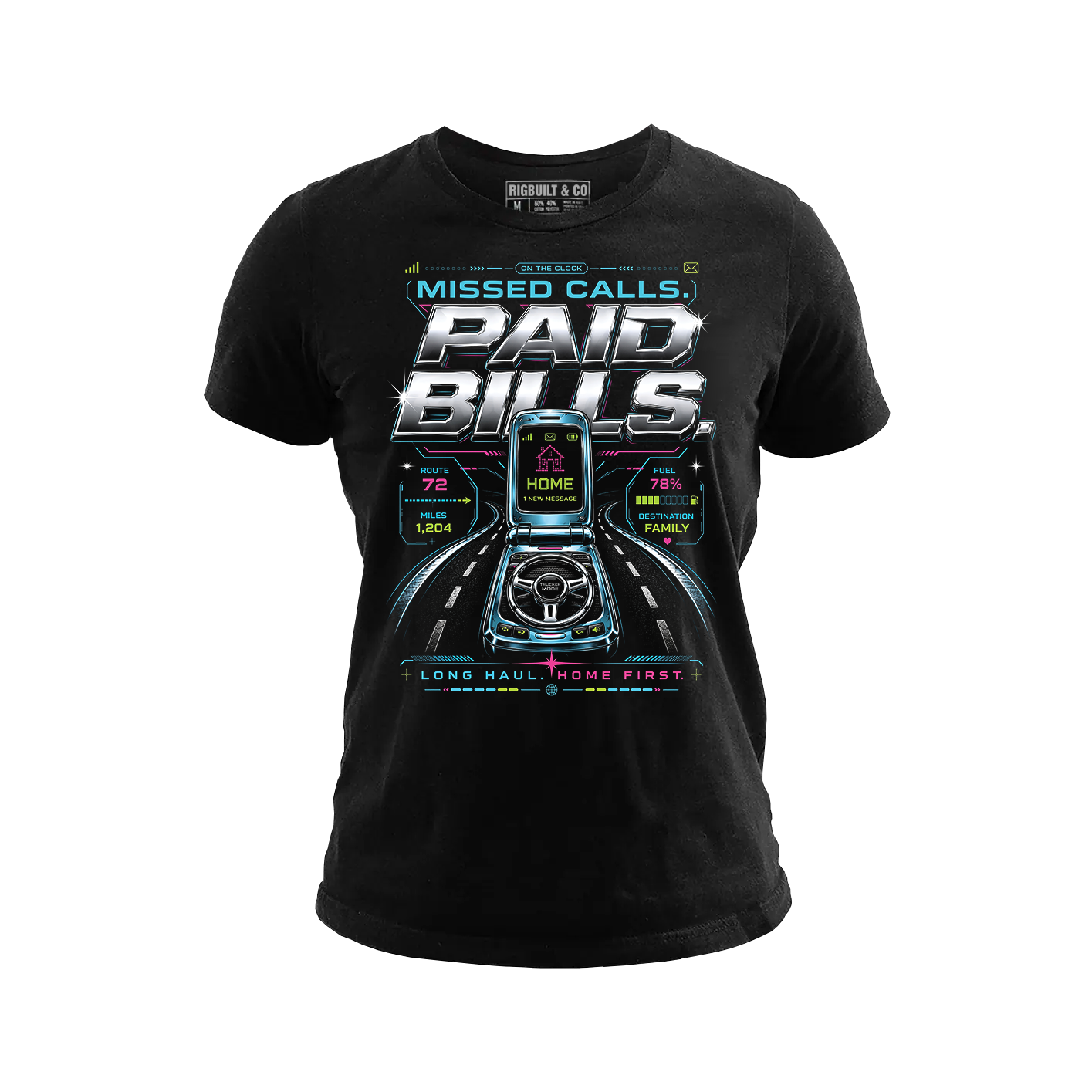 Missed Calls Paid Bills – Tee Front