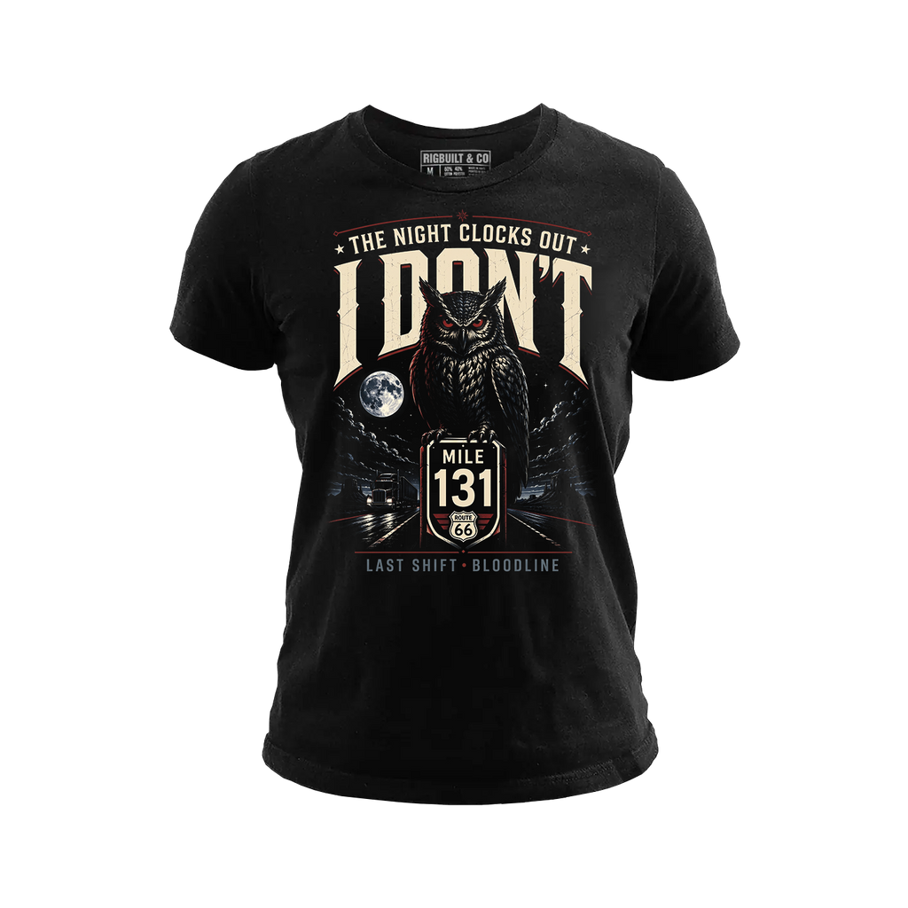 The Night Clocks Out I Don’t – Tee Front