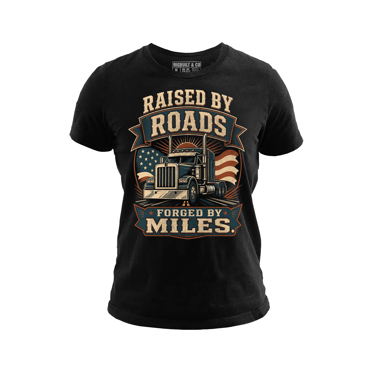 Raised By Roads. Forged By Miles - Tee