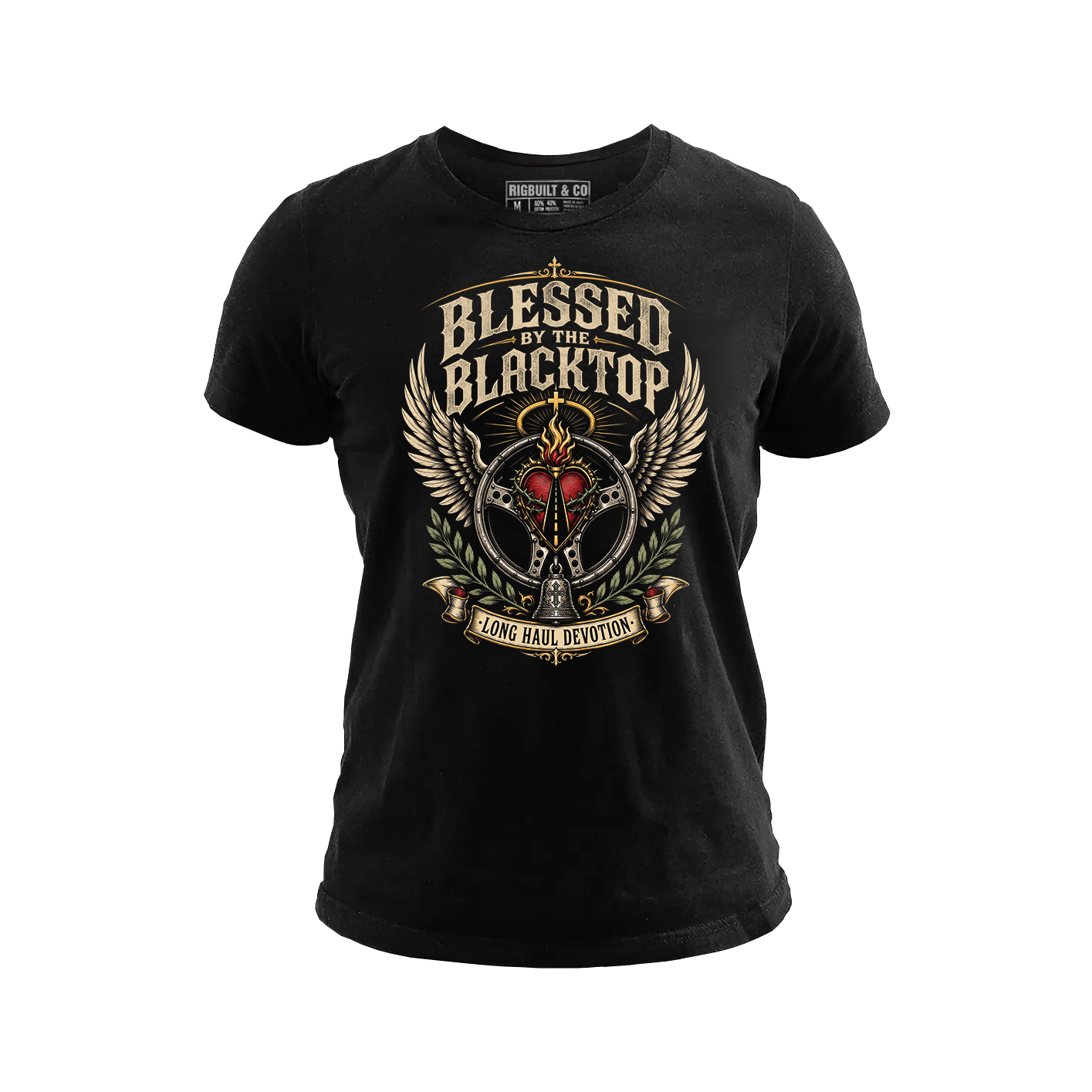 Blessed By The Blacktop - Tee Front