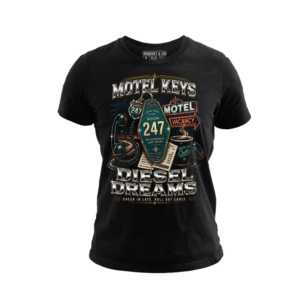 Motel Keys Diesel Dreams – Tee Front