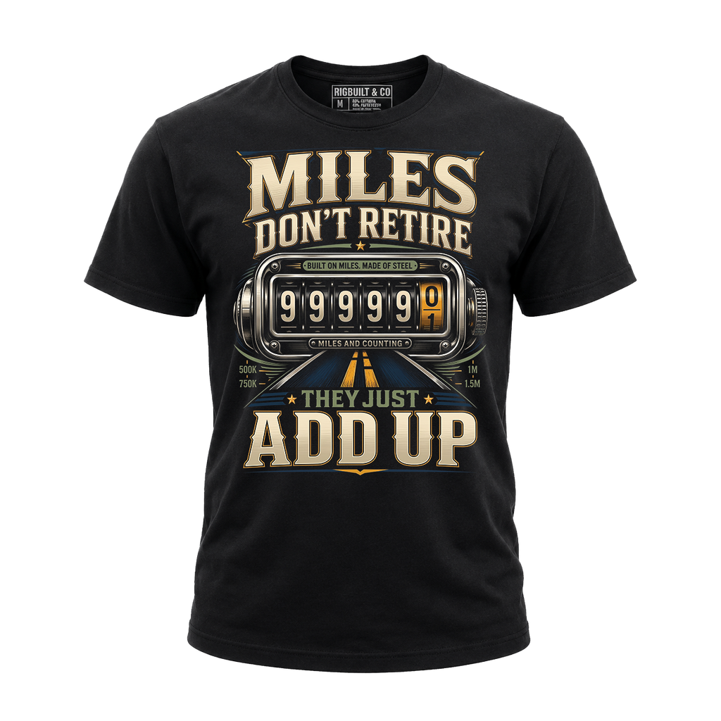 Miles Don’t Retire – Tee Front