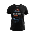 Night Shift Sees All – Tee Front