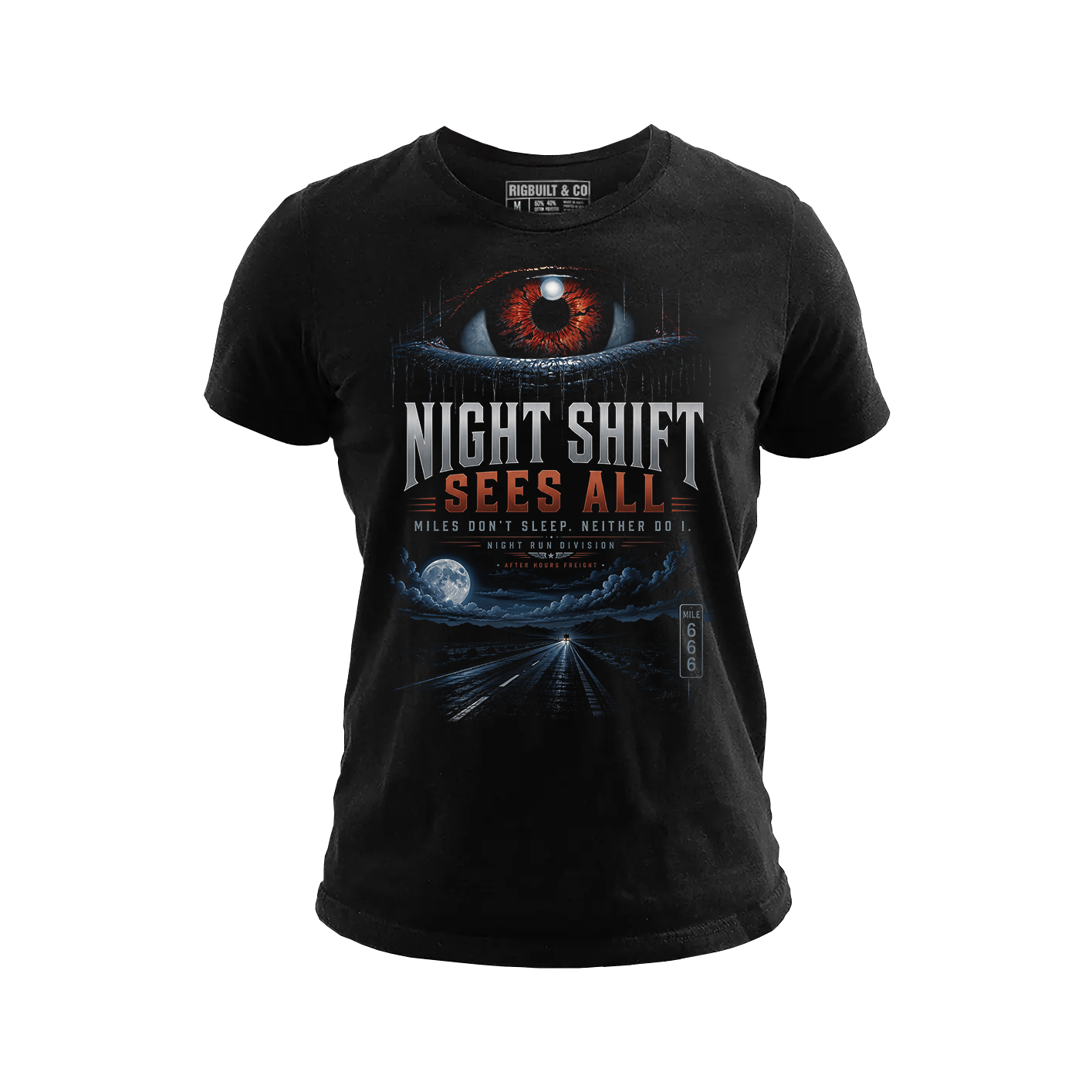 Night Shift Sees All – Tee Front