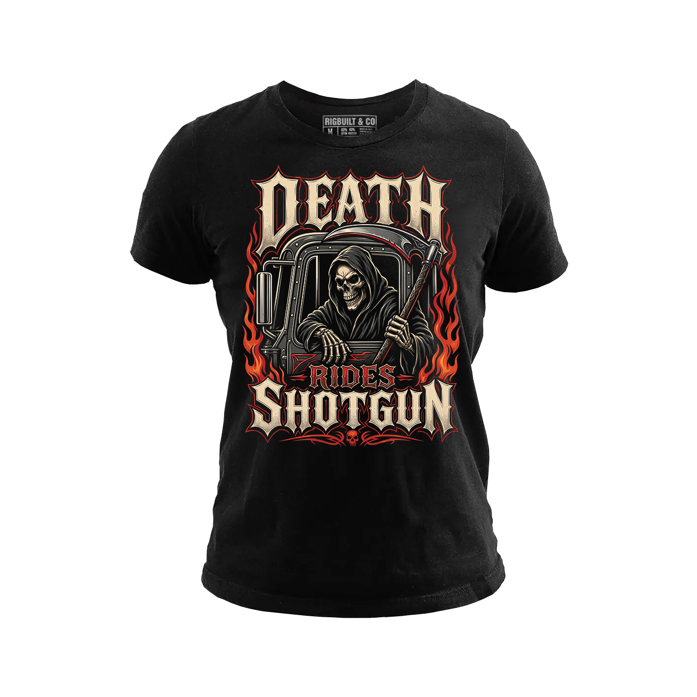 Death Rides Shotgun – Tee