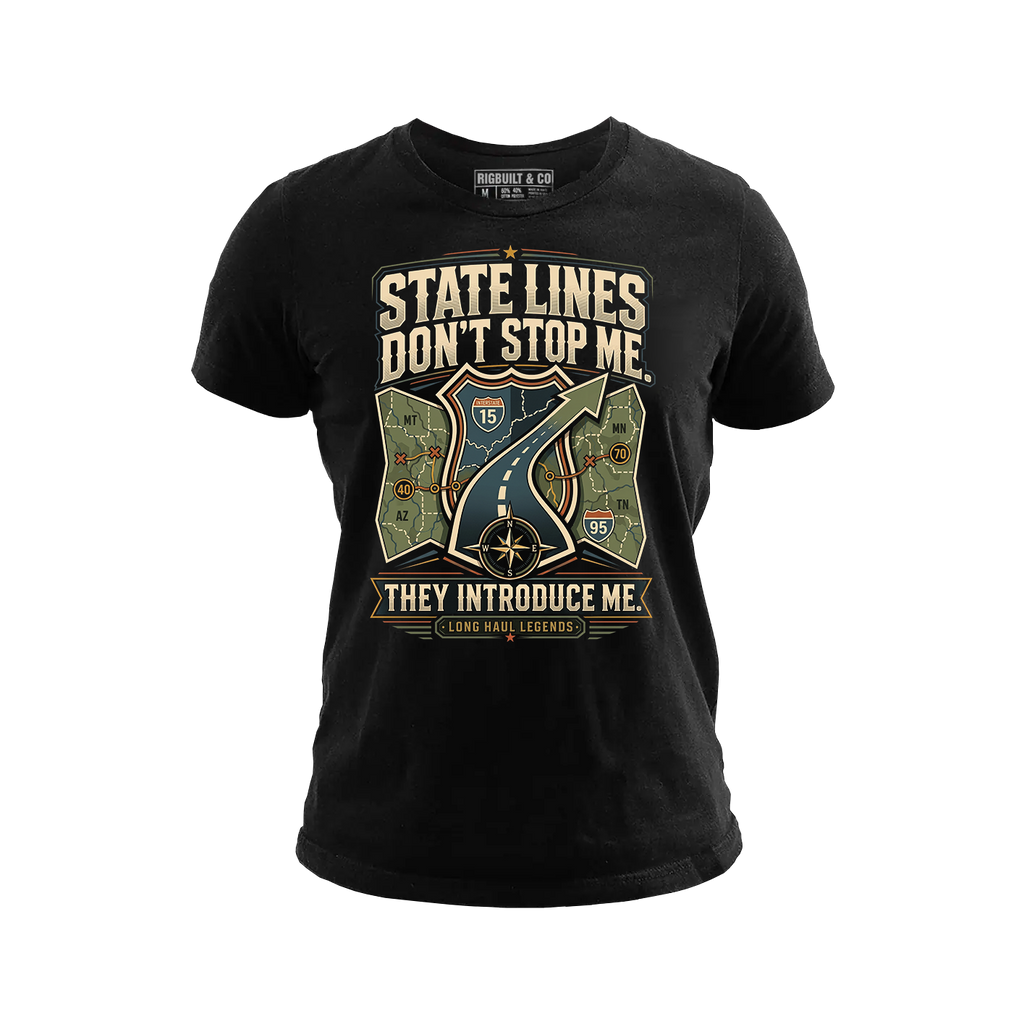 State Lines Don’t Stop Me – Tee Front