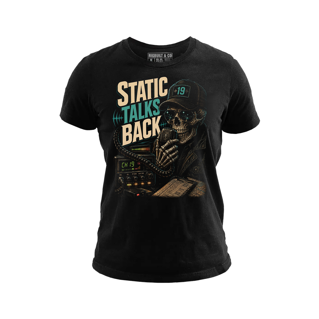 Static Talks Back - Tee Front