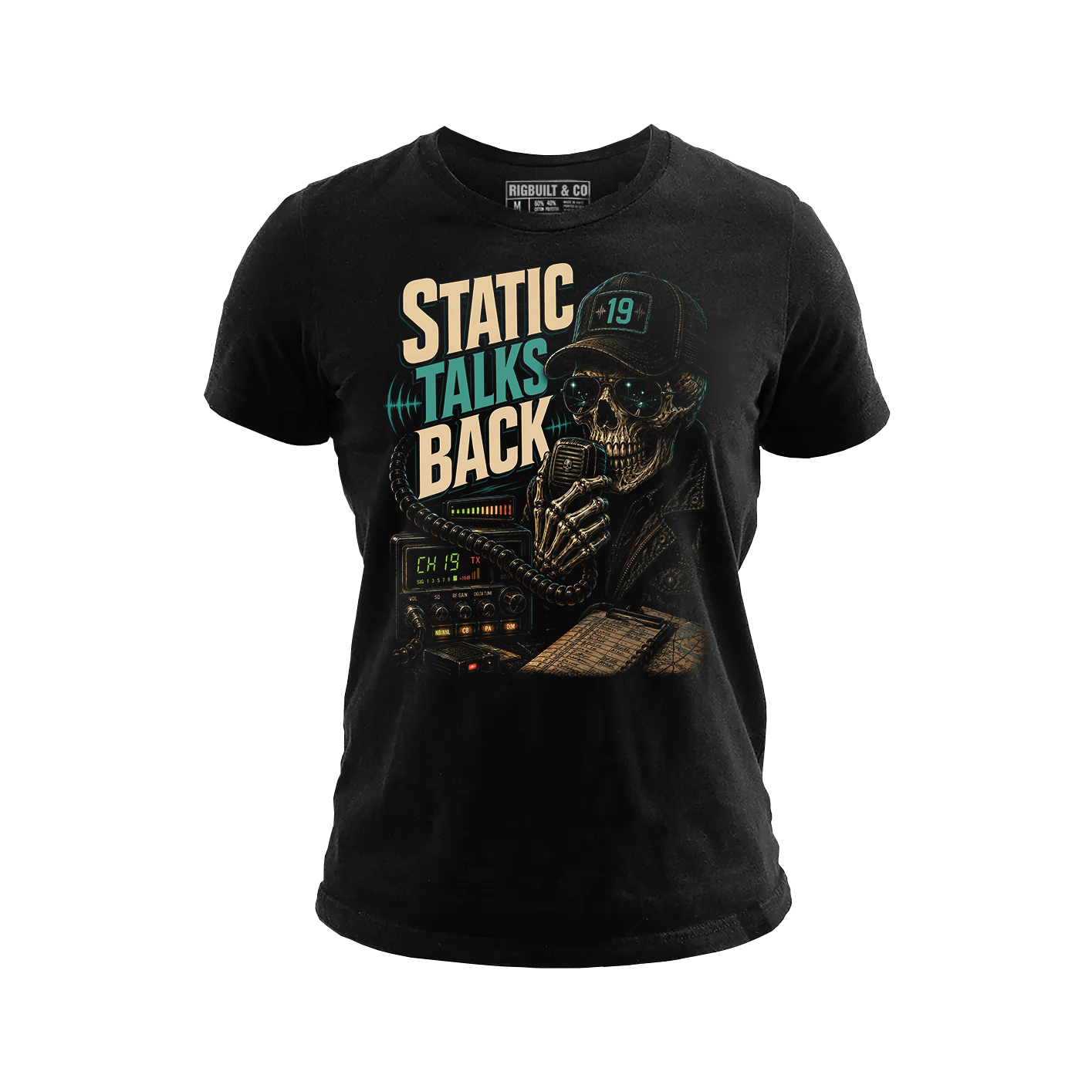 Static Talks Back - Tee Front