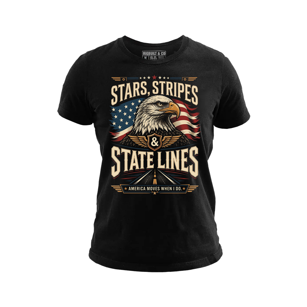Stars, Stripes & State Lines - Tee