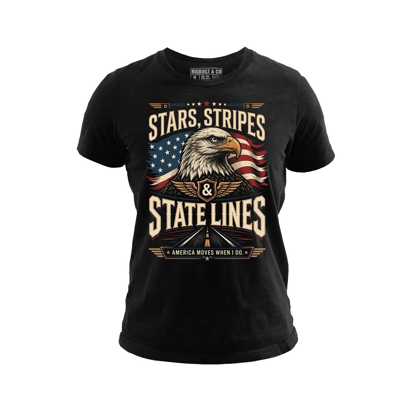 Stars, Stripes & State Lines - Tee