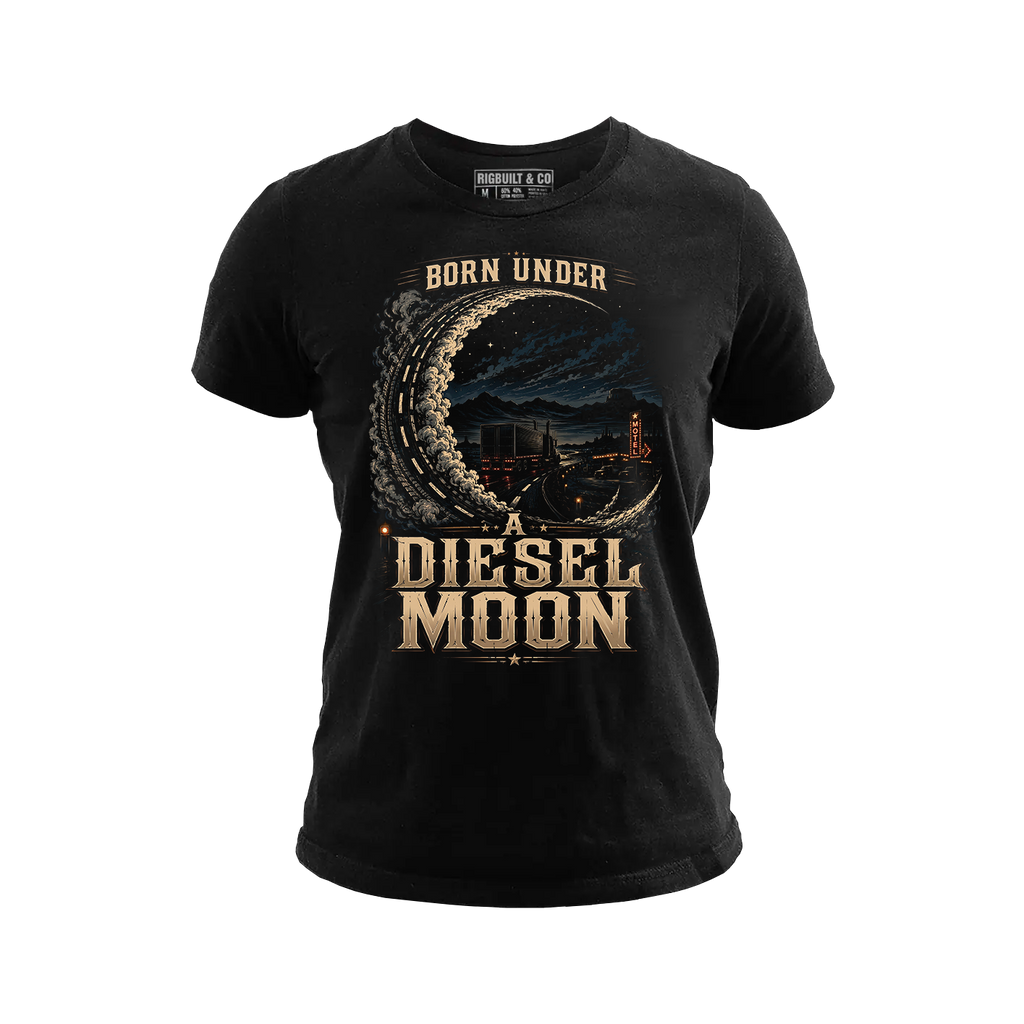 Born Under A Diesel Moon - Tee Front