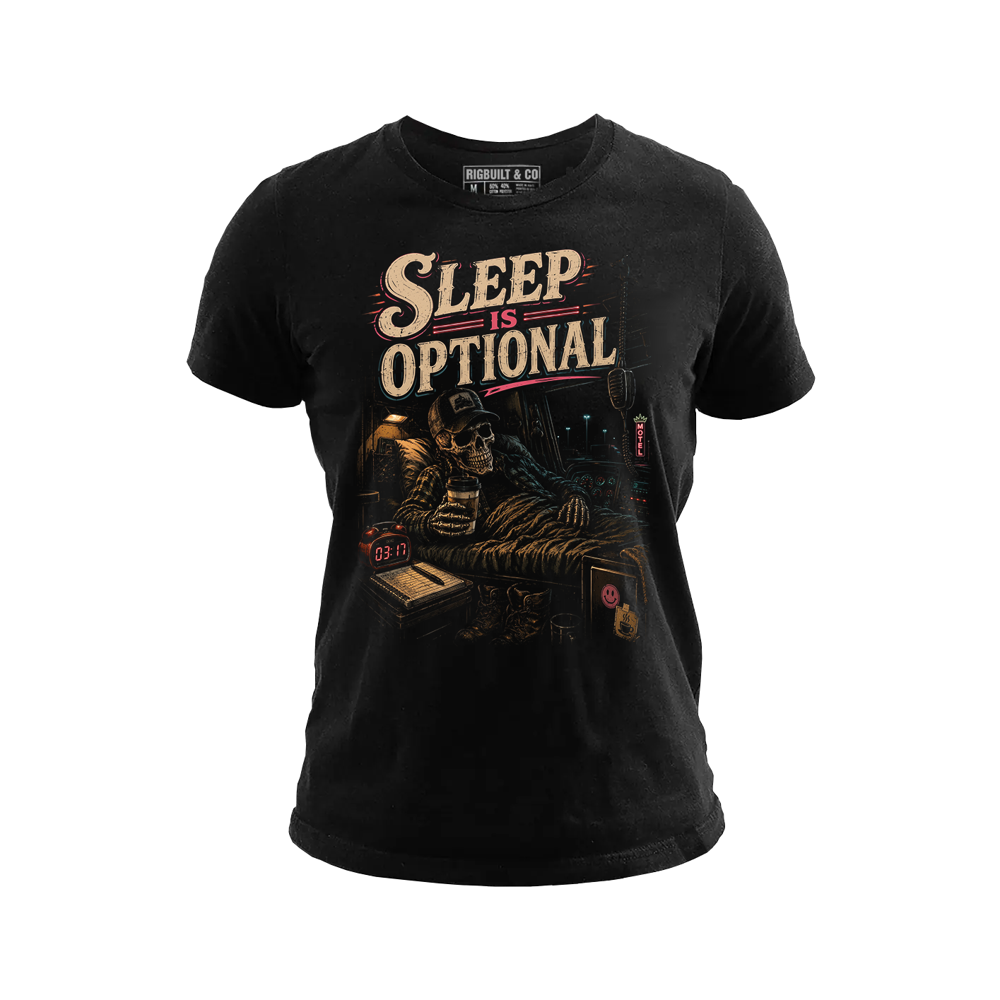 Sleep Is Optional - Tee Front