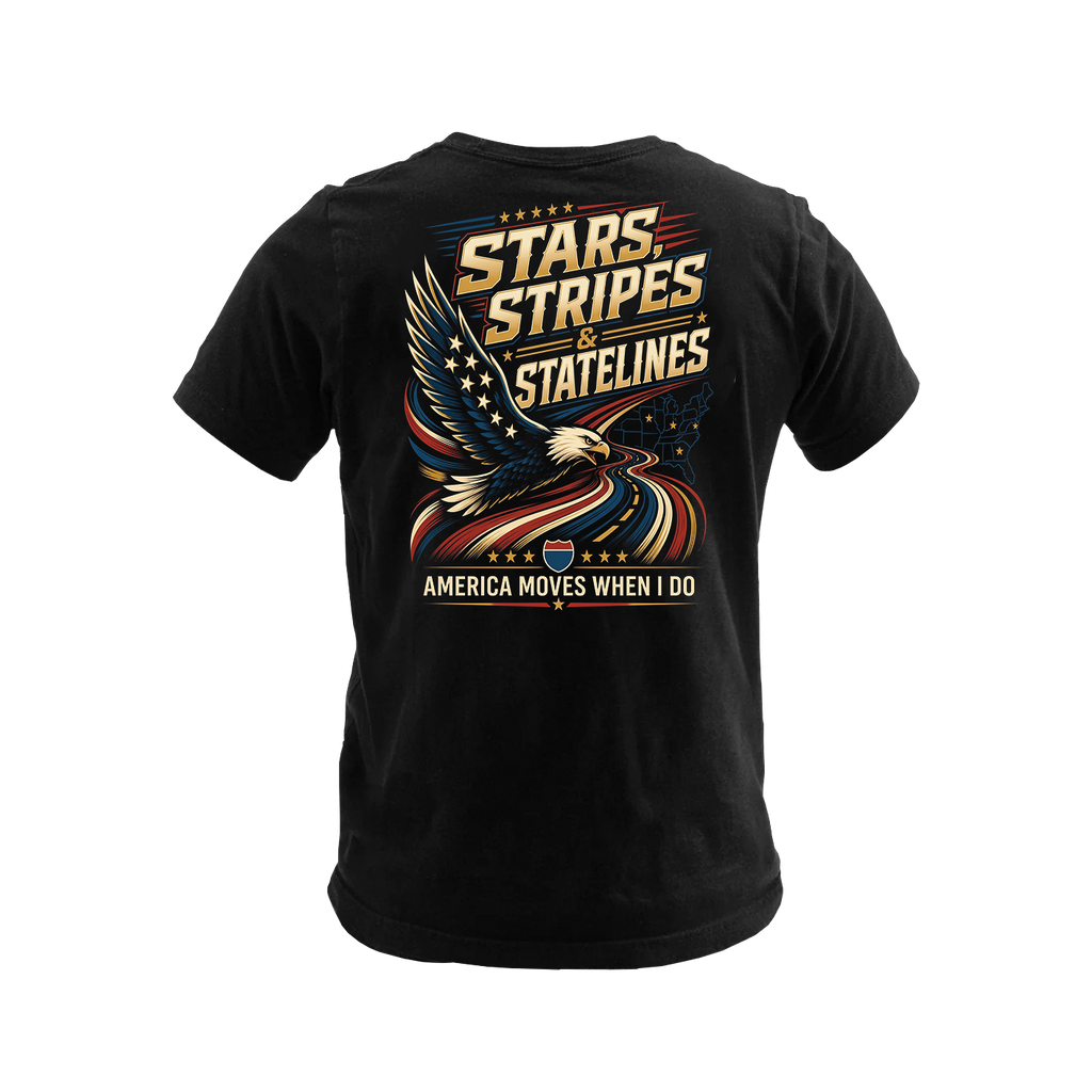 Stars, Stripes & State Lines - Premium Tee New