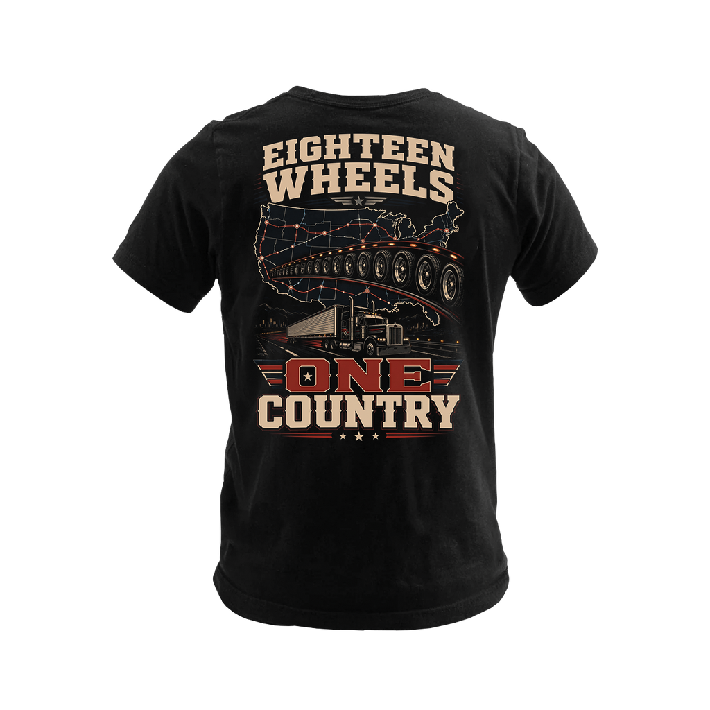 Eighteen Wheels One Country - Tee