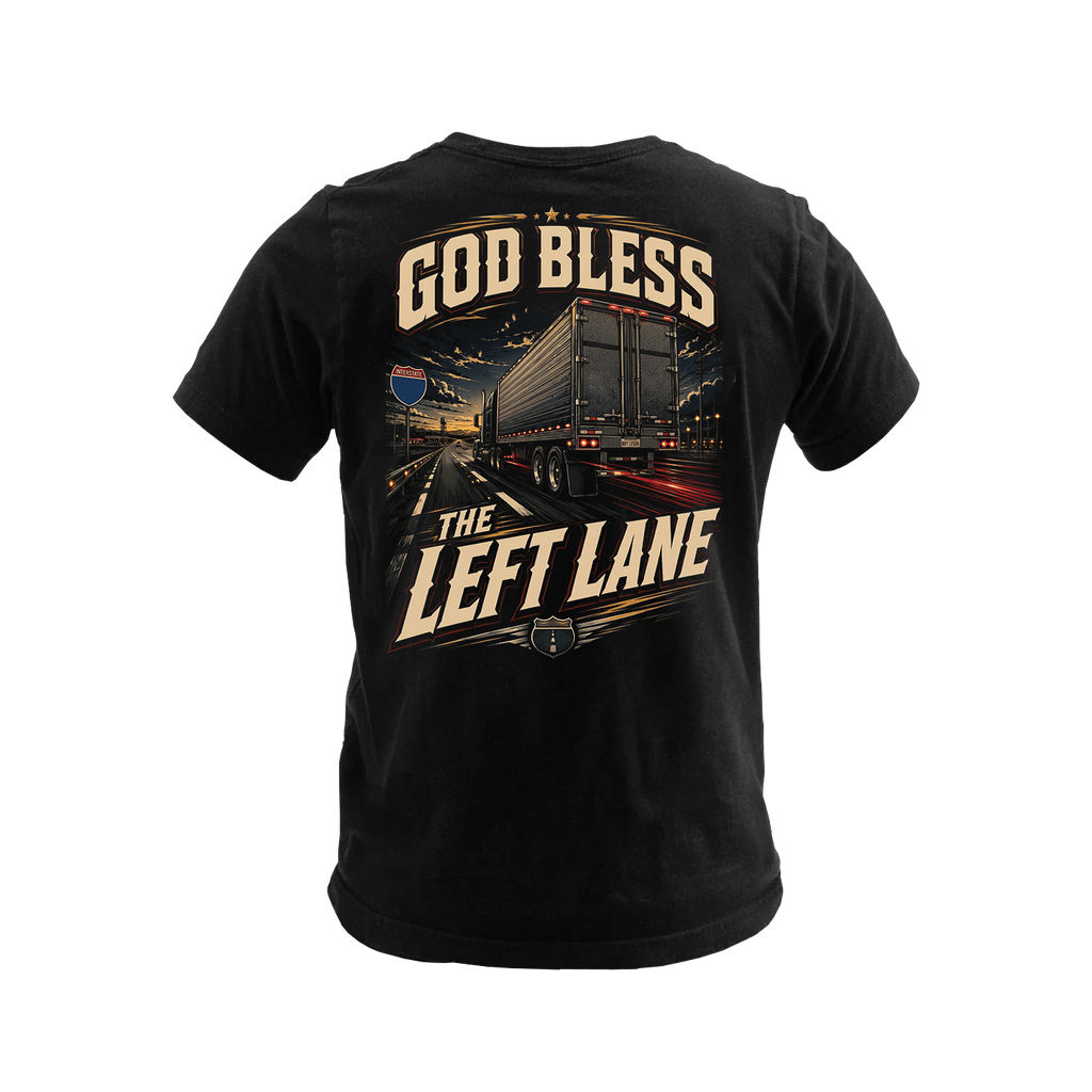 God Bless The Left Lane - Tee