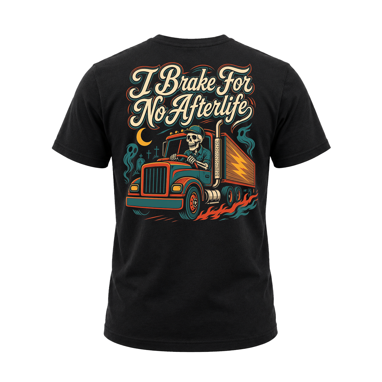 I Brake For No Afterlife - Tee Front Back