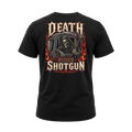 Death Rides Shotgun – Tee Front Back