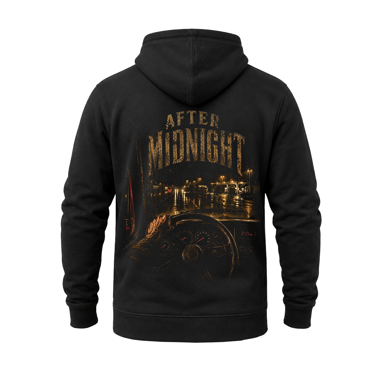 After Midnight hoodie back