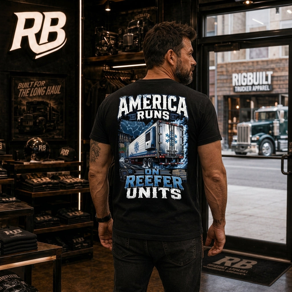 America Runs On Reefer Units - Tee Back