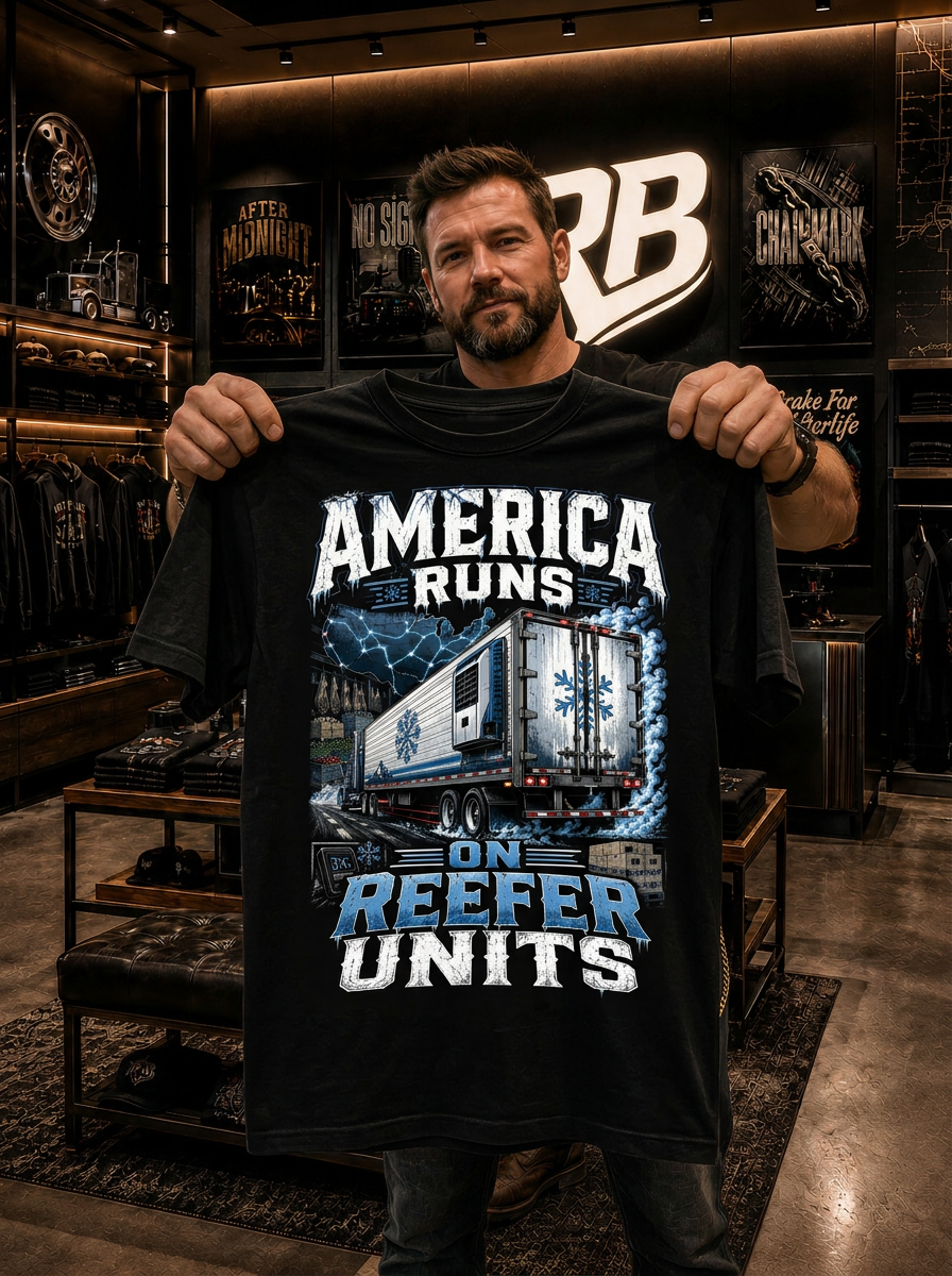 America Runs On Reefer Units - Tee Front