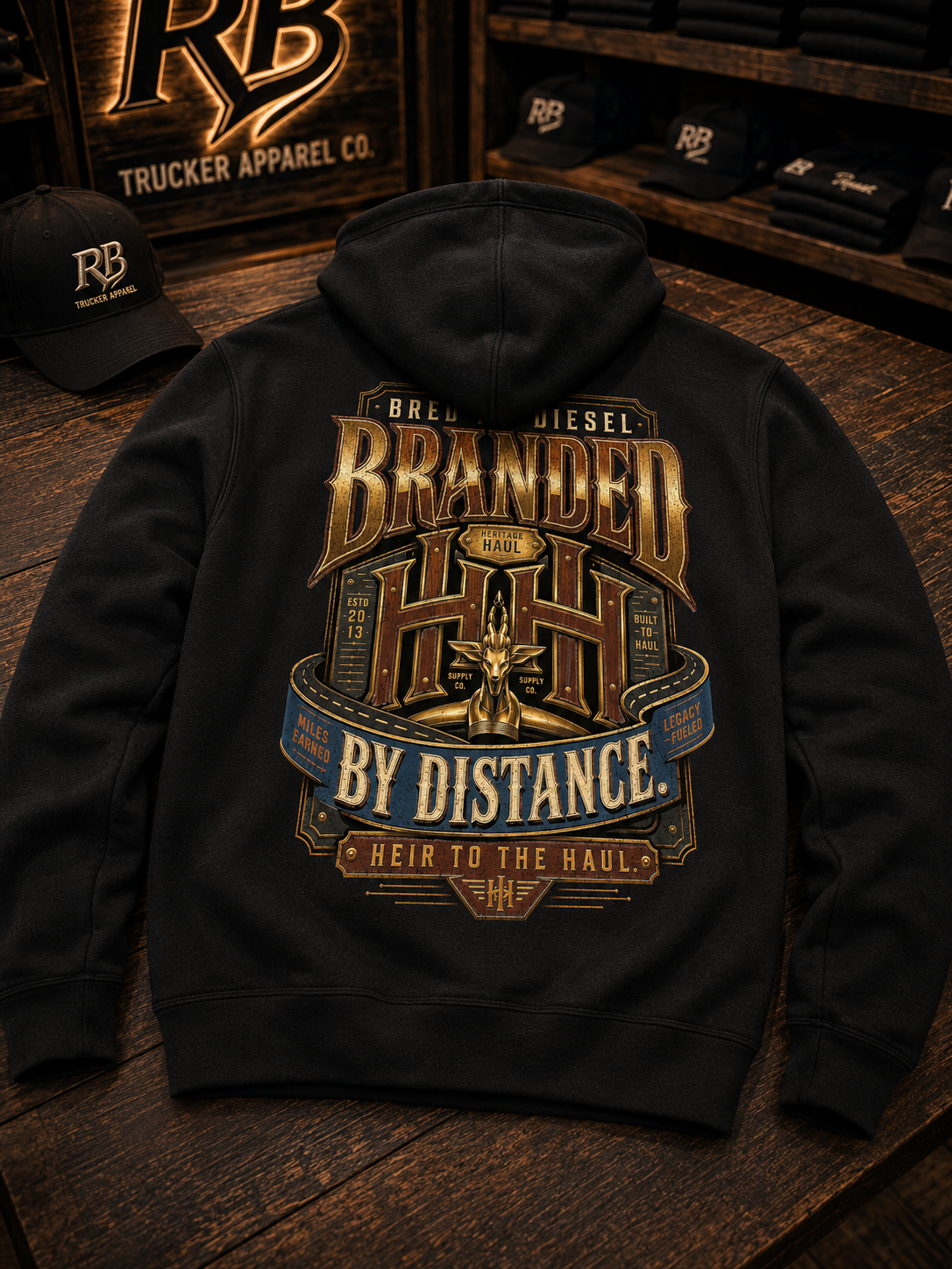 Branded By Distance – Hoodie
