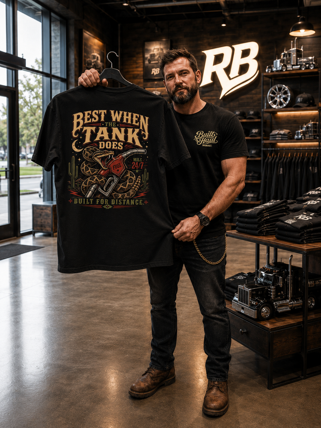 Best When The Tank Does - Tee Back