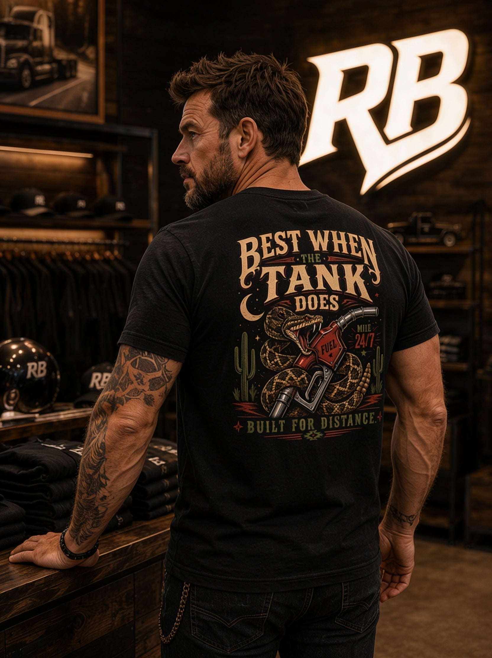 Best When The Tank Does - Tee Back