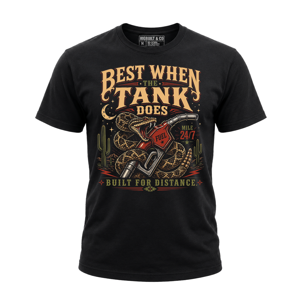 Best When The Tank Does - Tee Front