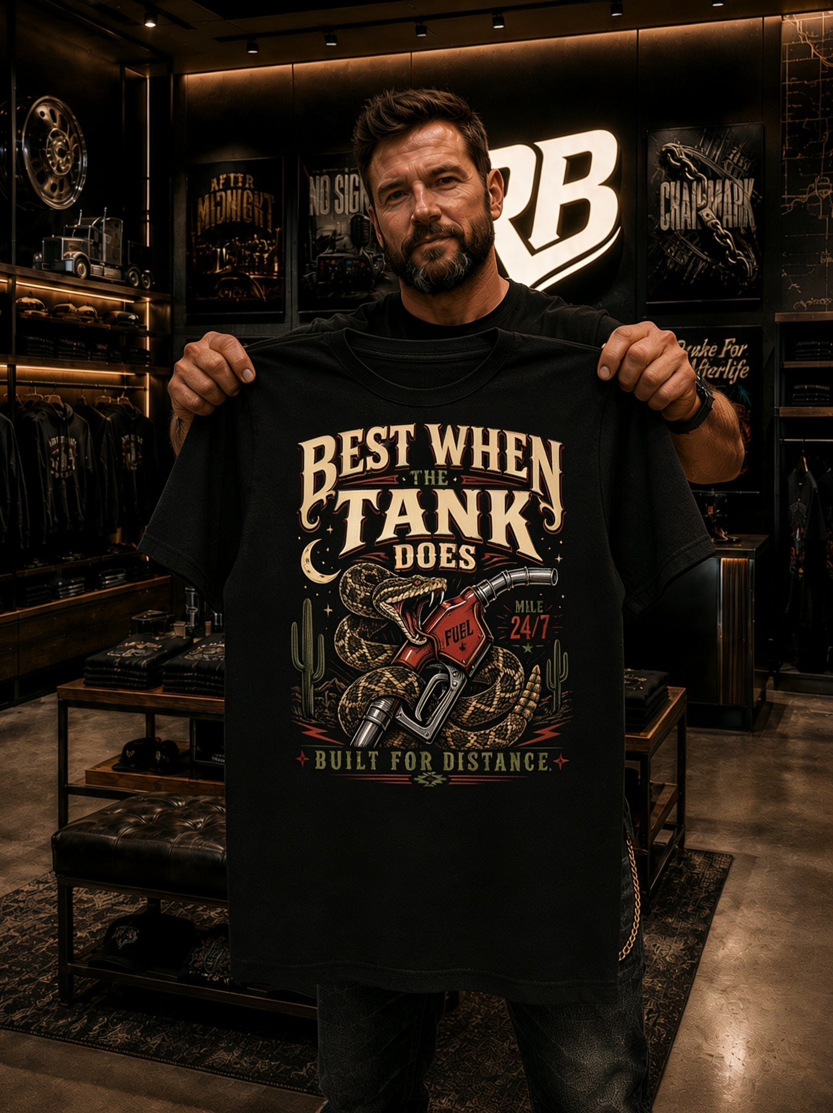 Best When The Tank Does - Tee Front