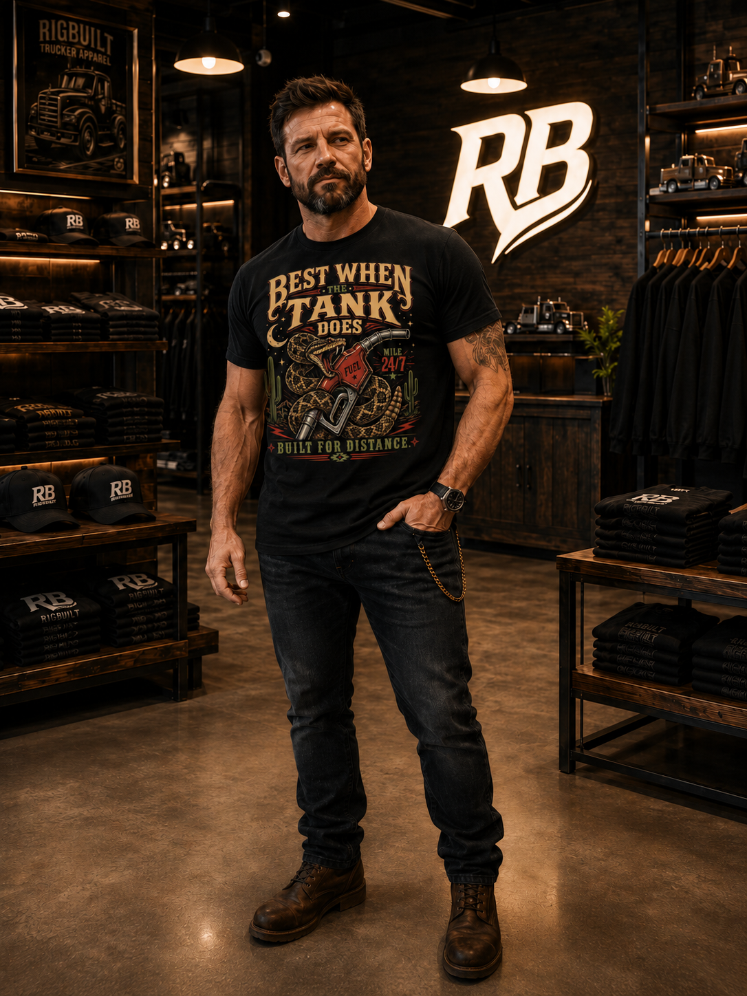 Best When The Tank Does - Tee Front