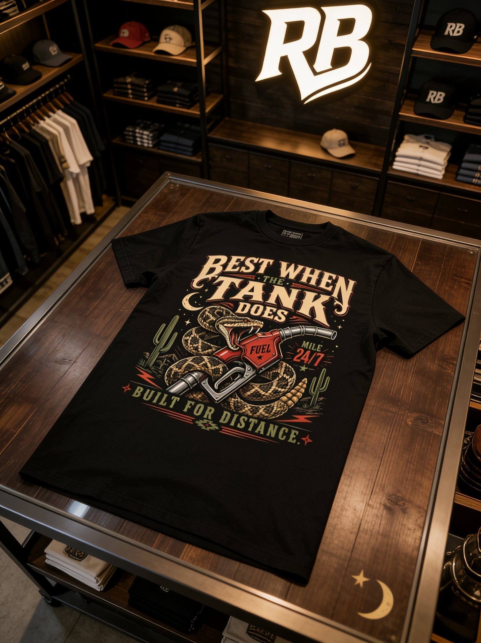 Best When The Tank Does - Tee Front