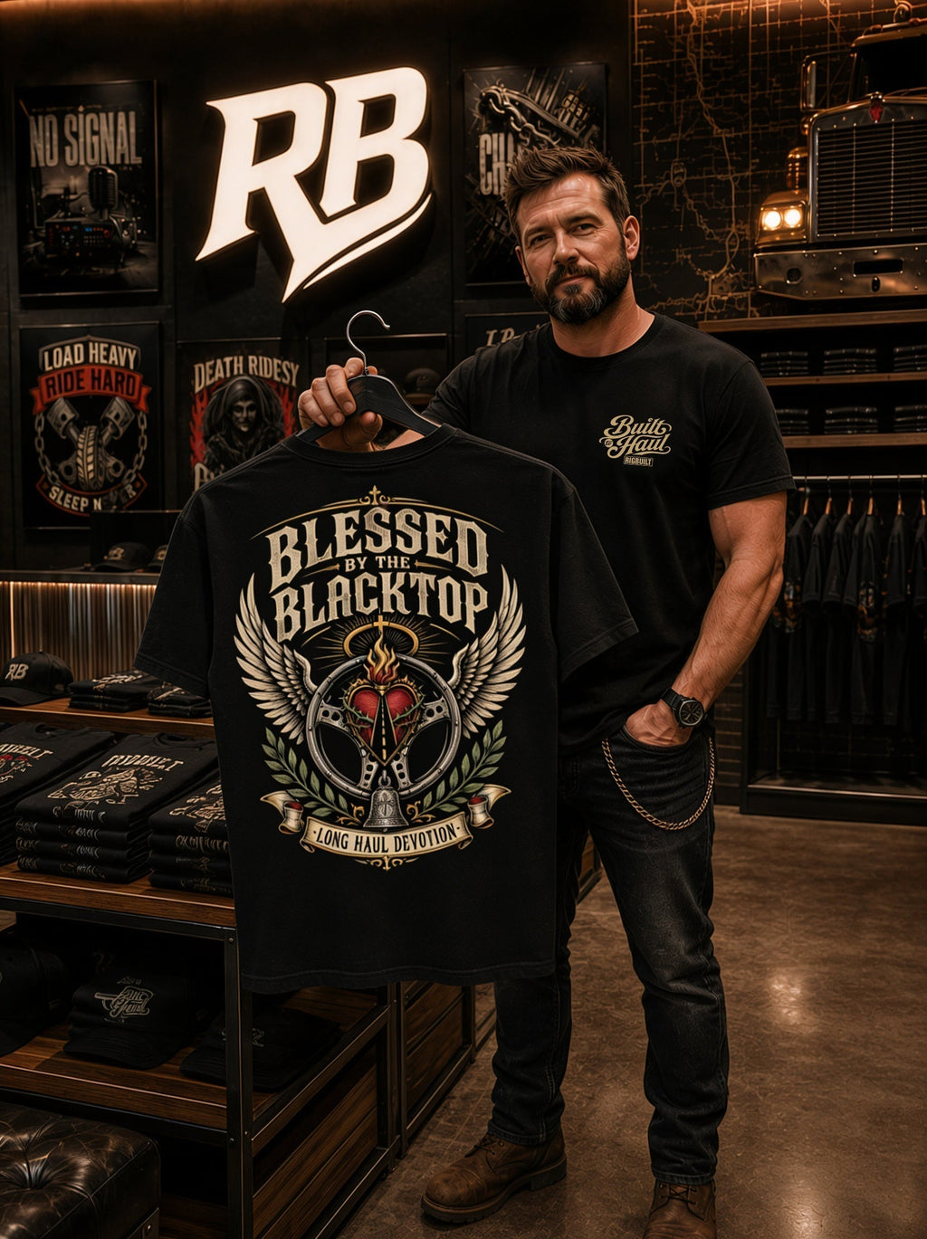Blessed By The Blacktop - Tee Back