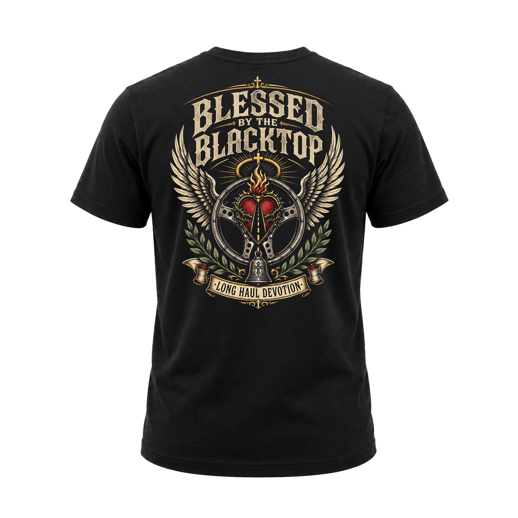 Blessed By The Blacktop - Tee Back