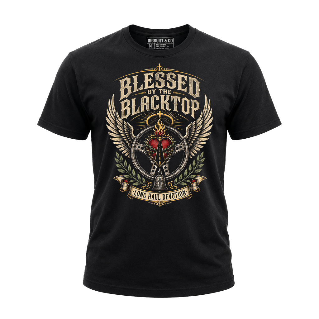 Blessed By The Blacktop - Tee Front