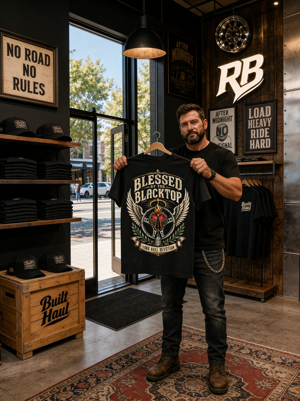 Blessed By The Blacktop - Tee Front