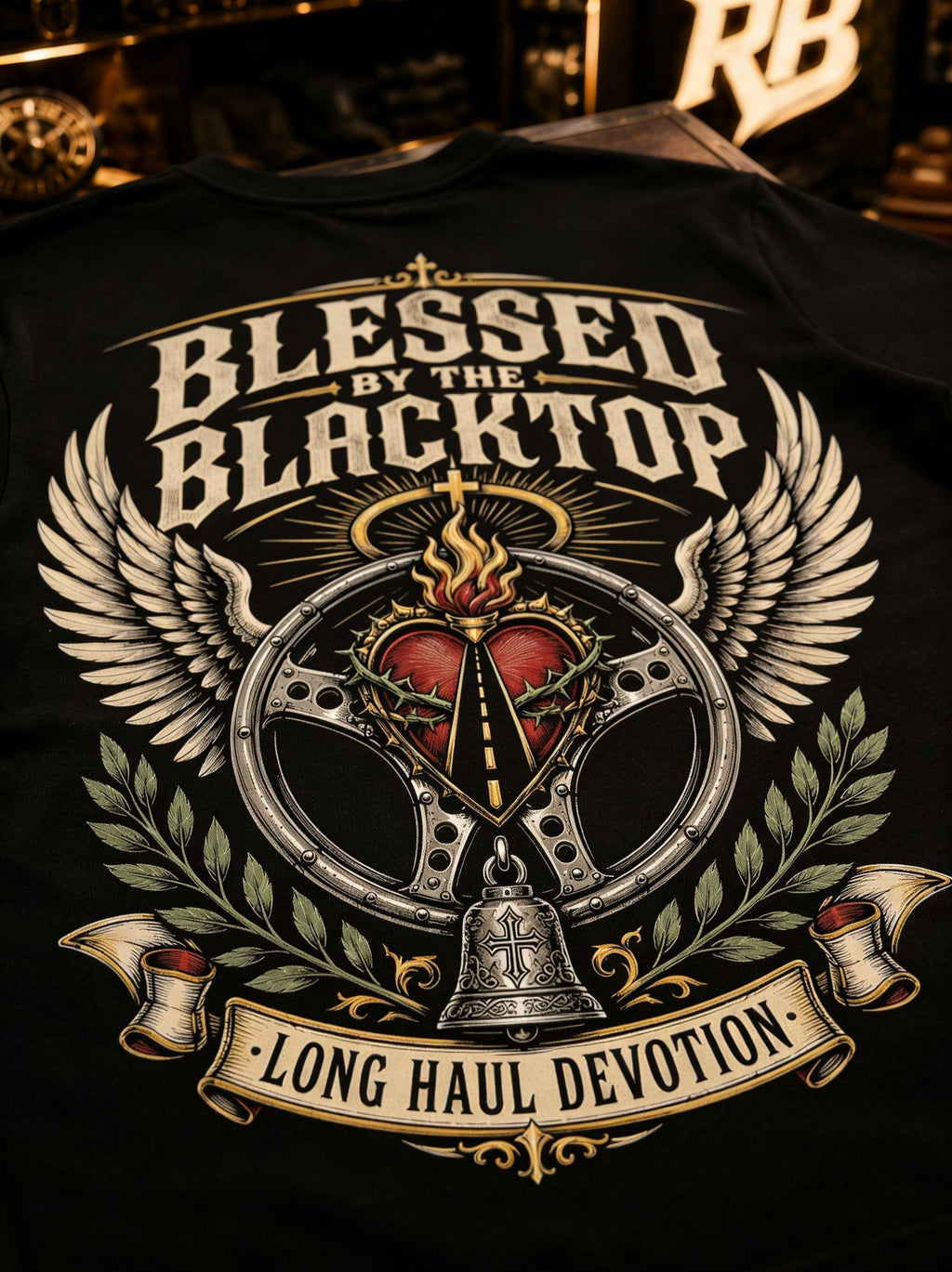 Blessed By The Blacktop - Tee Front