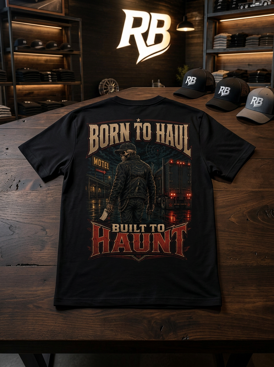 Born To Haul. Built To Haunt - Tee Back