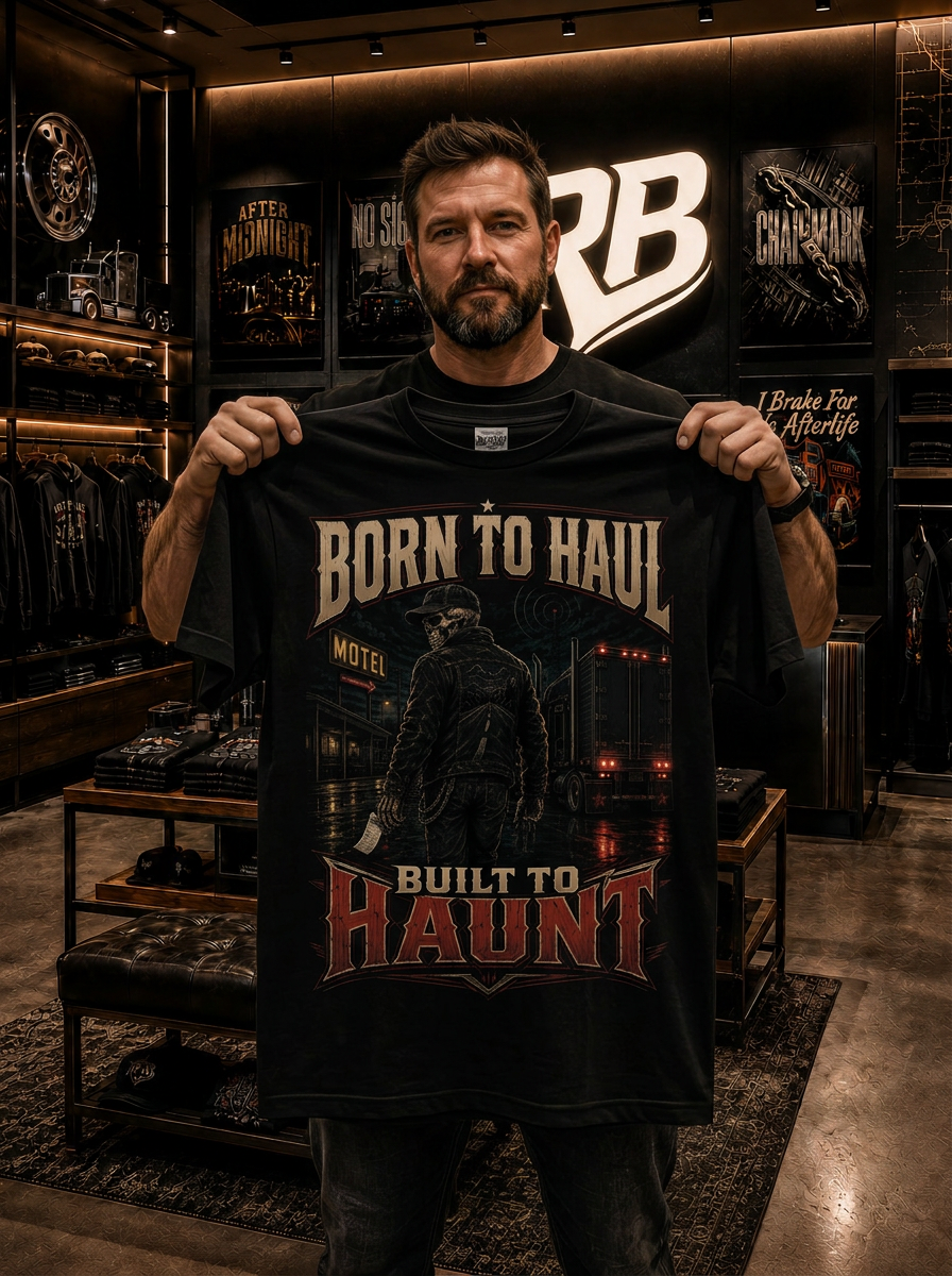 Born To Haul. Built To Haunt - Tee Front