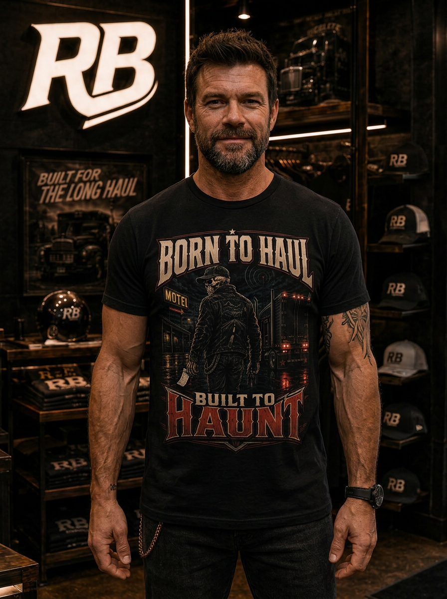 Born To Haul. Built To Haunt - Tee Front