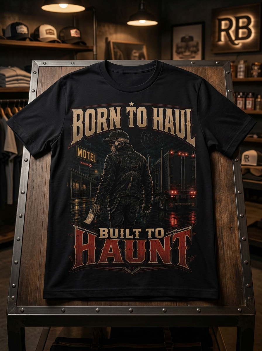 Born To Haul. Built To Haunt - Tee Front