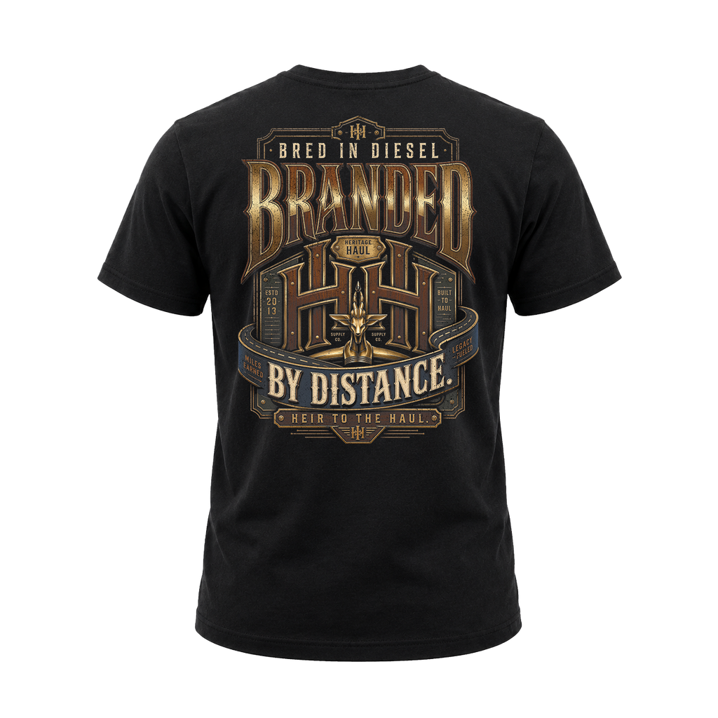 Branded By Distance – Tee Back