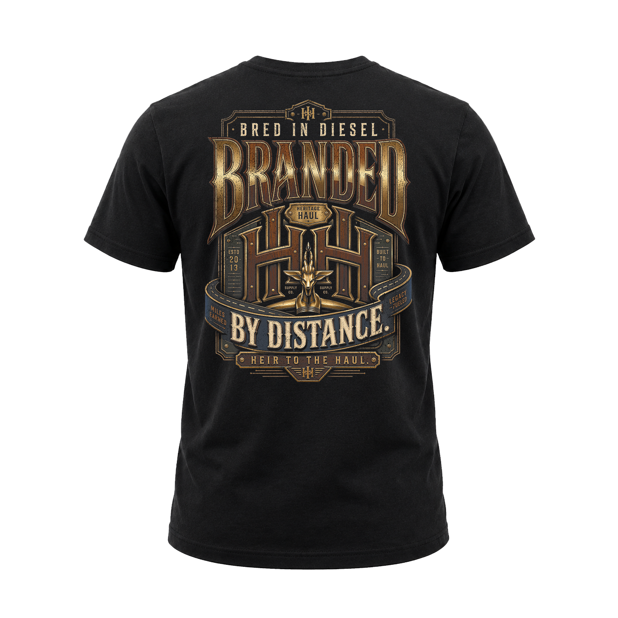 Branded By Distance – Tee Back
