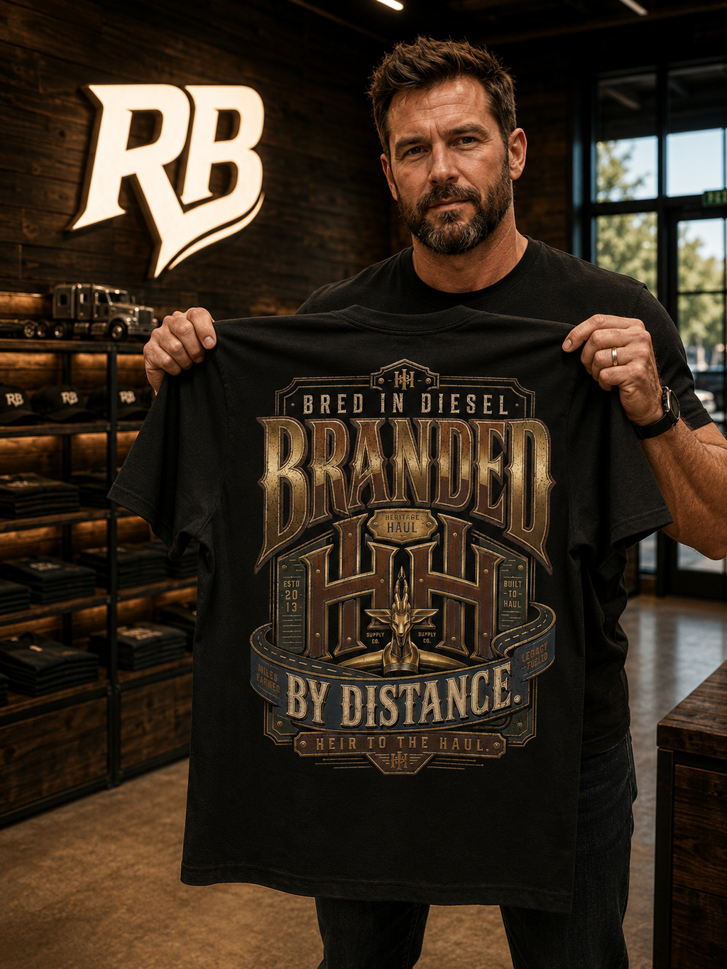 Branded By Distance – Tee Back