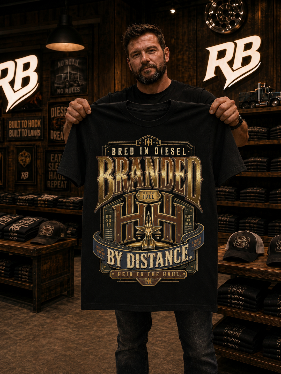 Branded By Distance – Tee Front